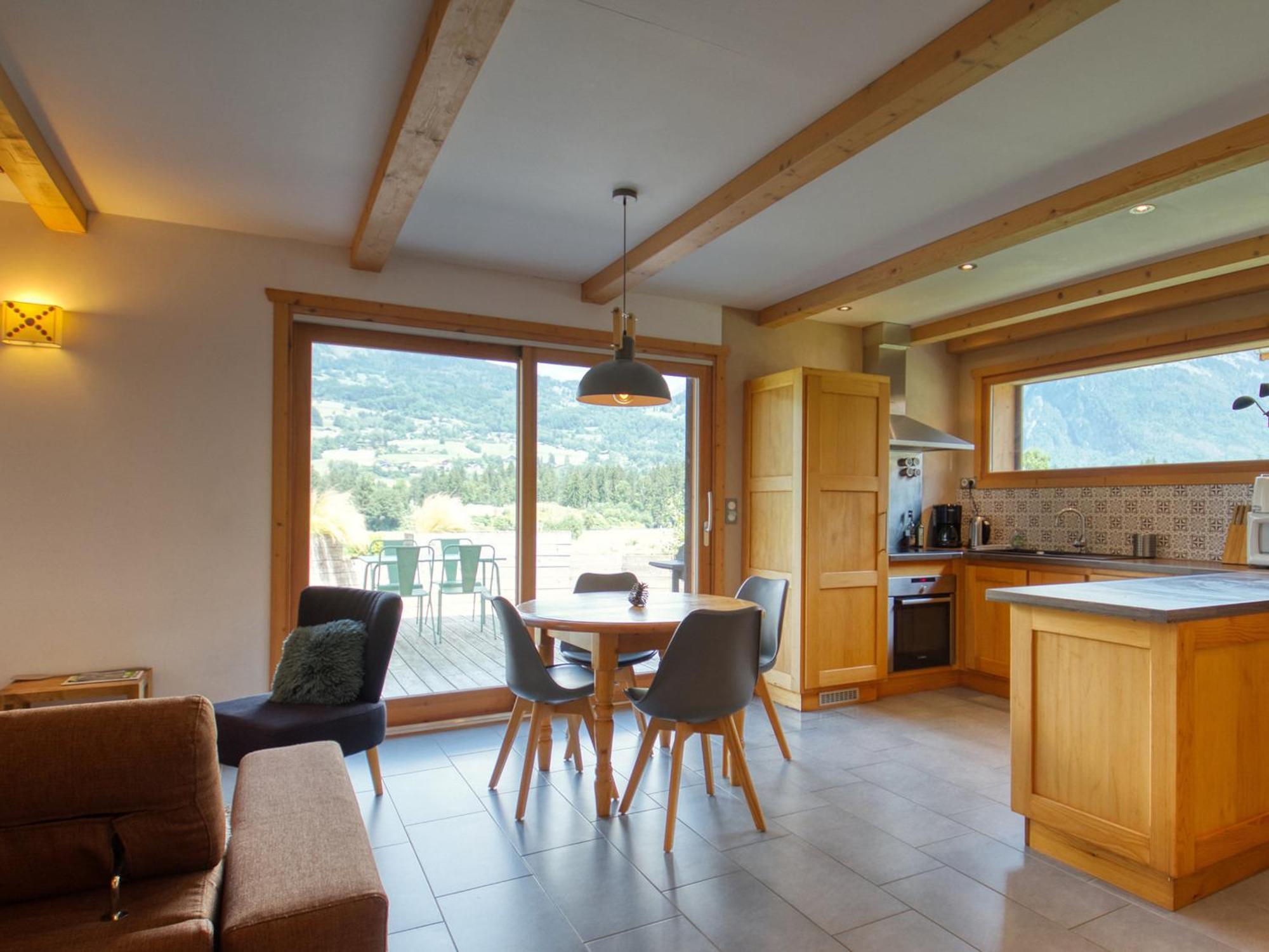Duplex 2 Chambres Avec Grande Terrasse, Animaux Acceptes, A Samoens - Fr-1-642-77 Exterior photo